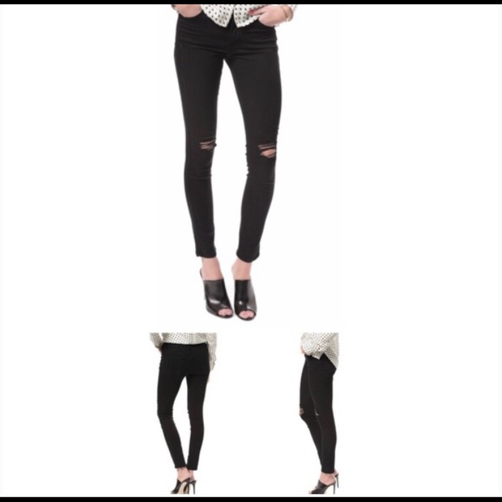 Frame Le High Skinny Rip - Picture 1 of 4